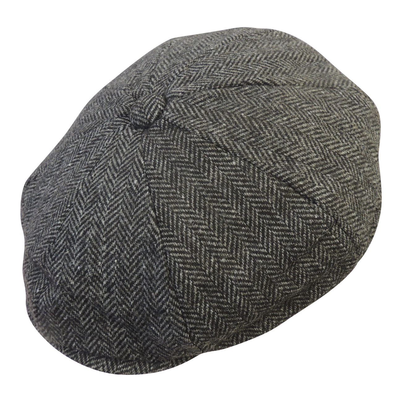 Mens VTG 1920's 30's 40's Herringbone Baker Newsboy Peaky Blinder Flat